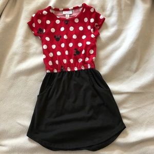 LuLaRoe Minnie Mouse Dress, size 4